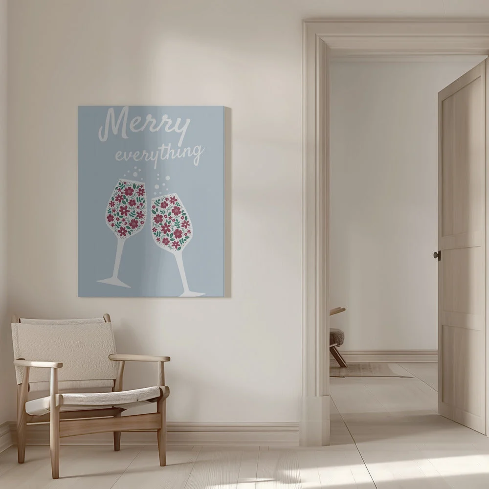 Wall art Merry Everything Canvas Print - Image 9