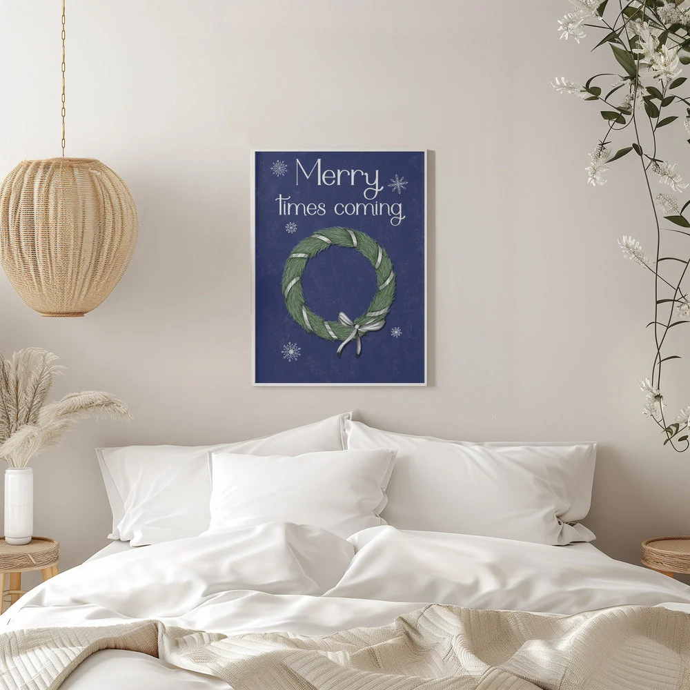 Wall art Merry times coming Canvas Print - Image 11