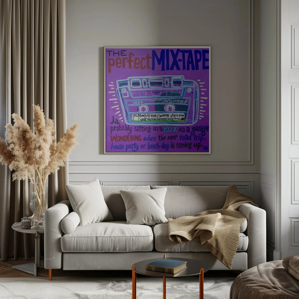 Wall art Mix Tape Canvas Print - Image 4