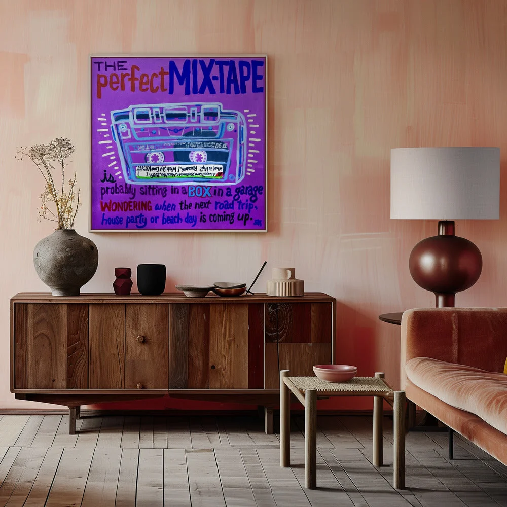 Wall art Mix Tape Canvas Print - Image 7