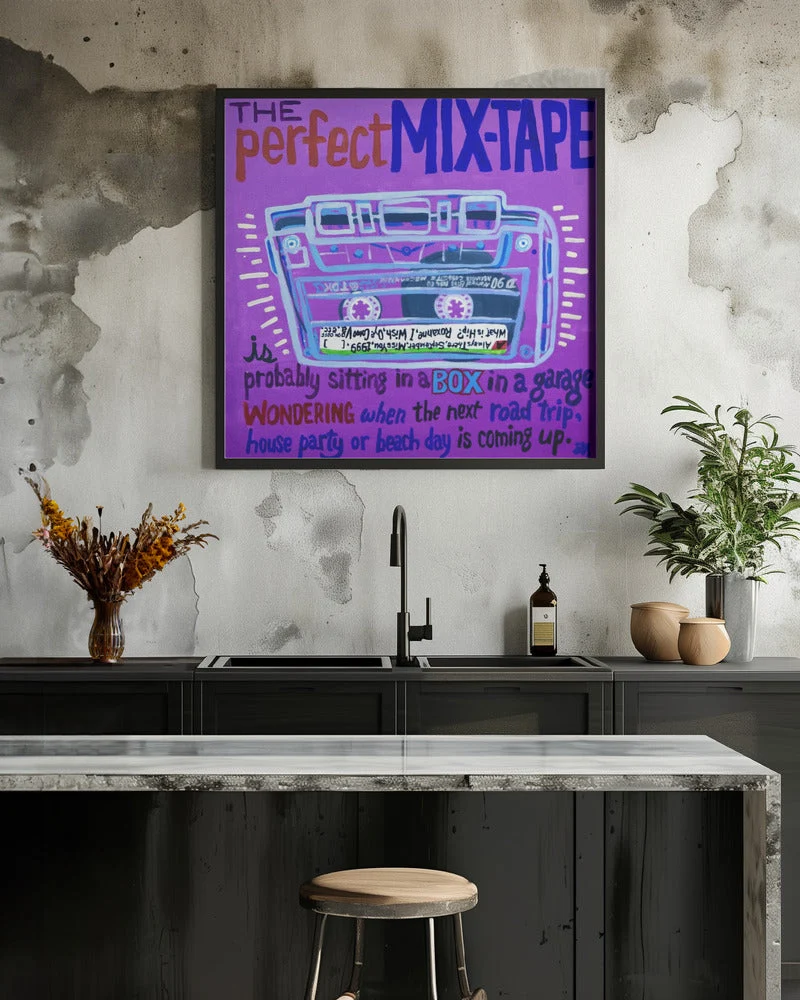 Wall art Mix Tape Canvas Print - Image 8