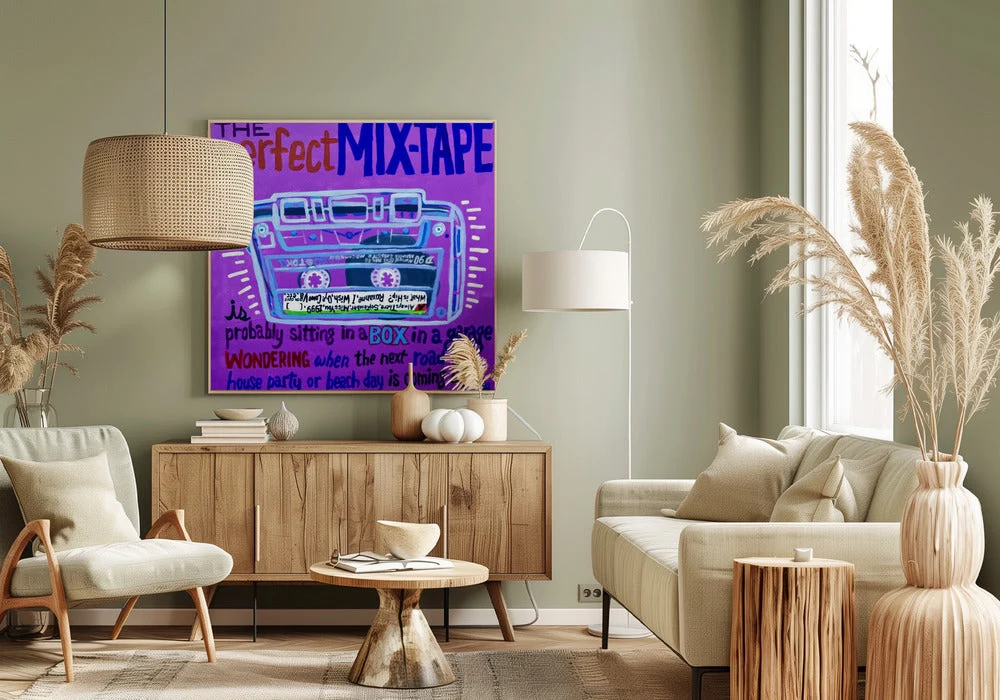 Wall art Mix Tape Canvas Print - Image 9