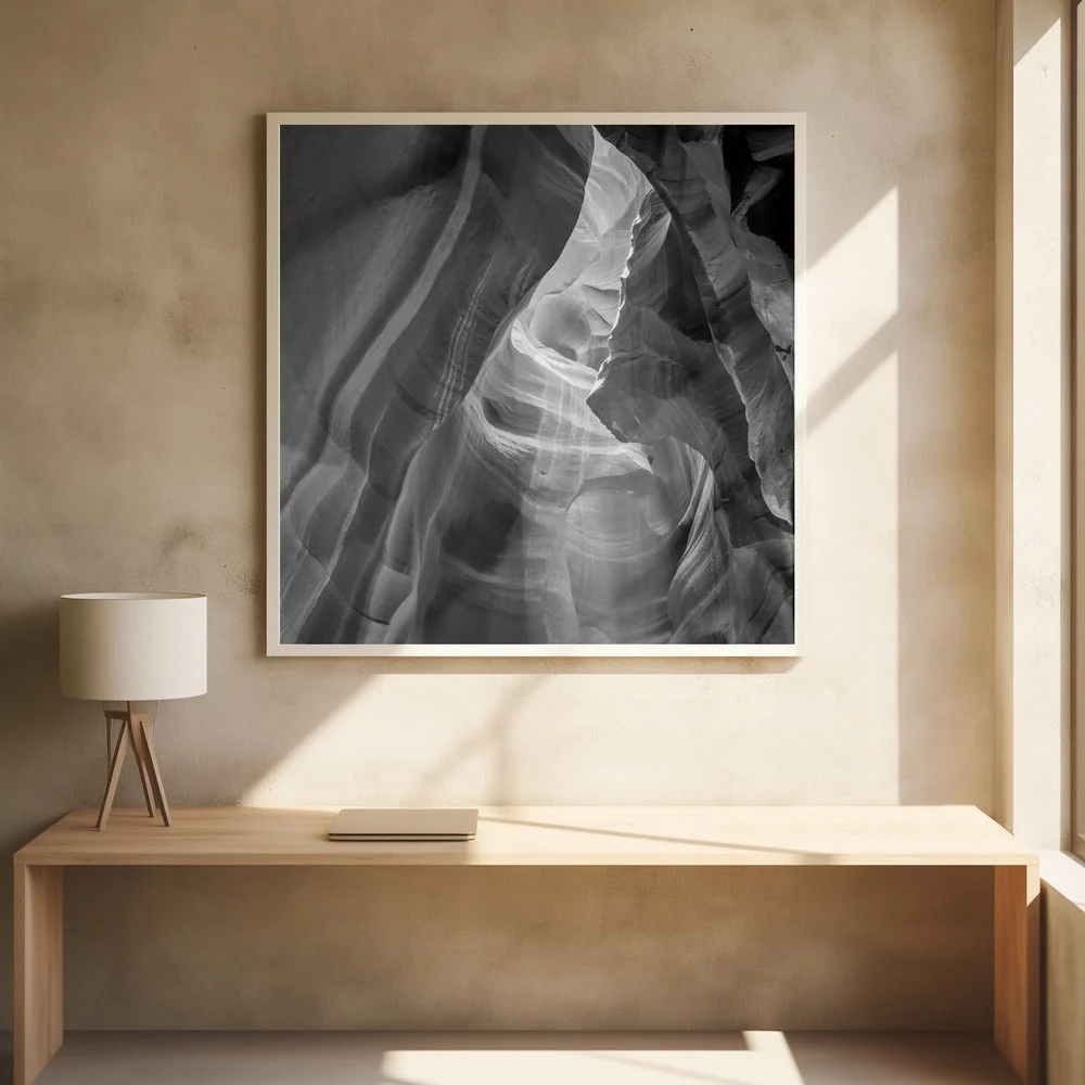 Wall art MONOCHROME ANTELOPE CANYON Daylight - Image 7