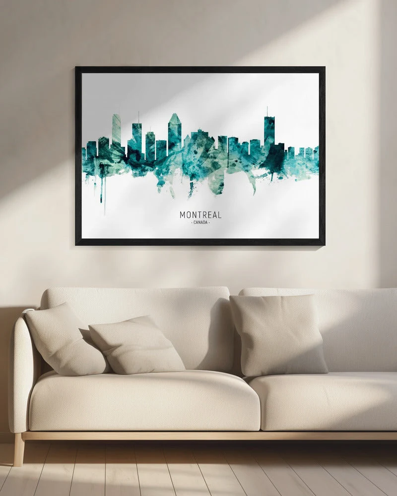 Wall art Montreal Canada Skyline - Image 8