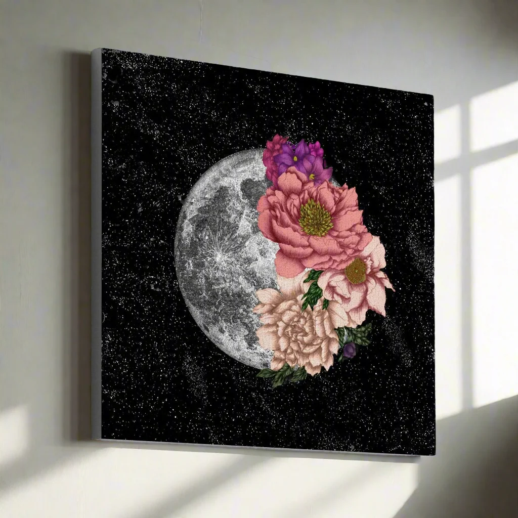 Wall art Moon Abloom New Square - Image 10