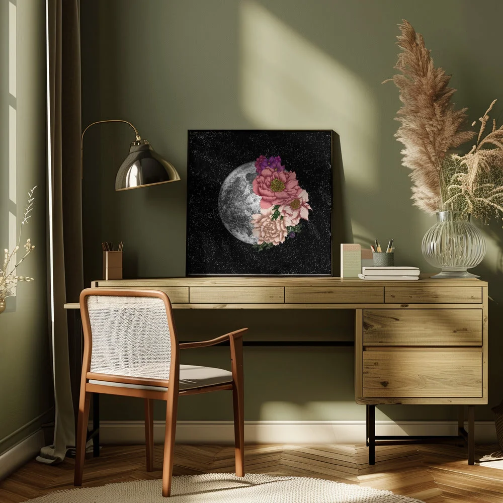 Wall art Moon Abloom New Square - Image 5