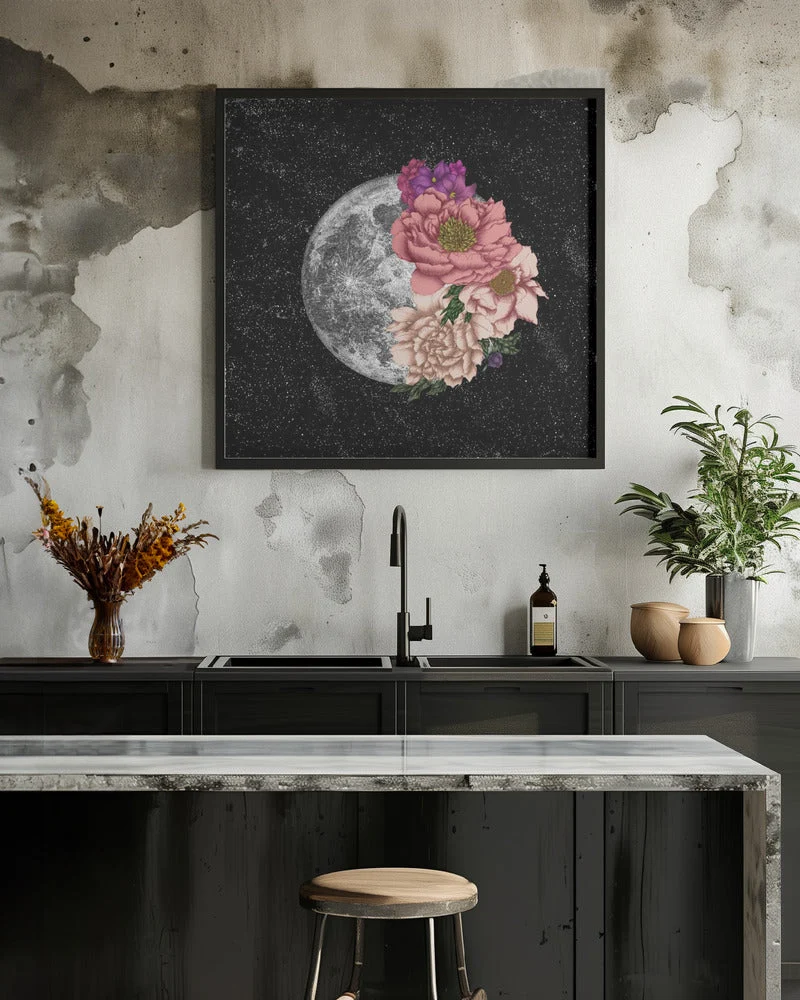 Wall art Moon Abloom New Square - Image 8