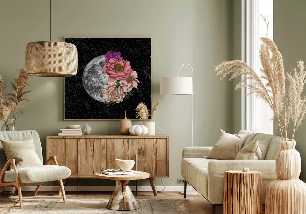 Wall art Moon Abloom New Square - Image 9