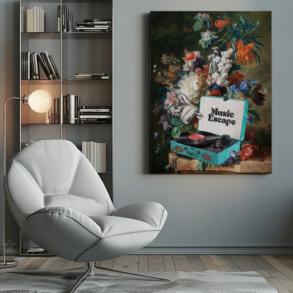 Wall art Music Escape Canvas Print - Image 10