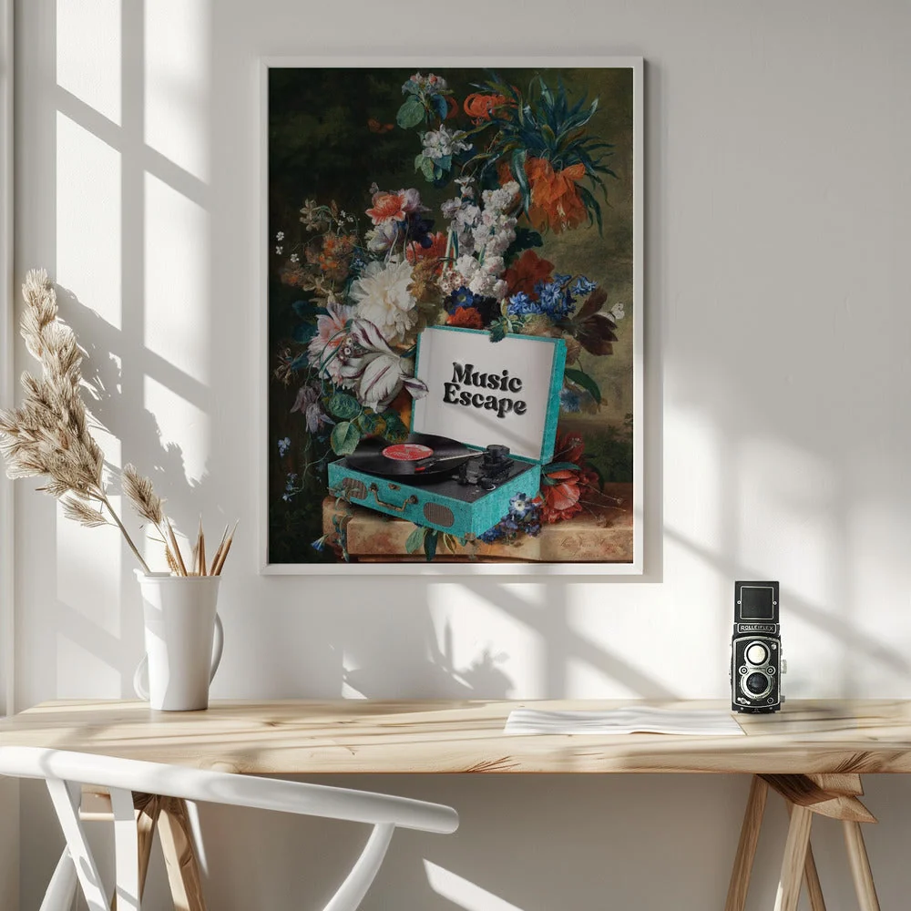 Wall art Music Escape Canvas Print - Image 7