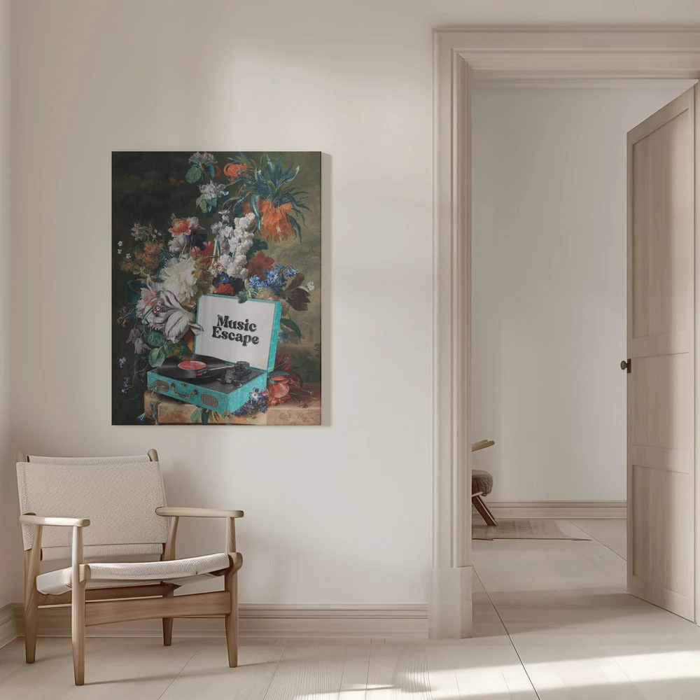 Wall art Music Escape Canvas Print - Image 9