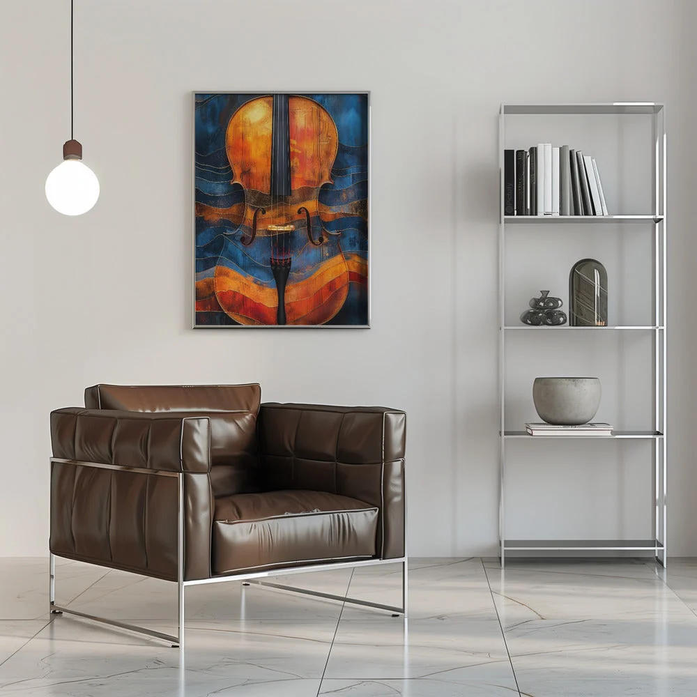 Wall art Music Violin 6 Canvas Print - Image 8