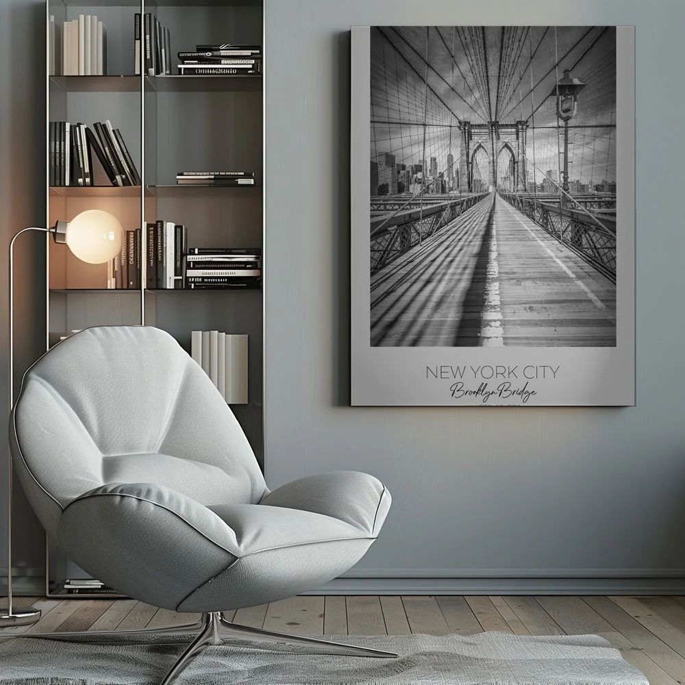 Wall Art NEW YORK CITY Brooklyn Bridge - Image 11