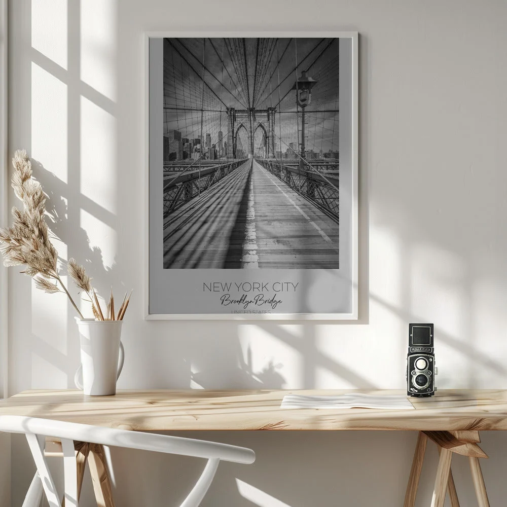 Wall Art NEW YORK CITY Brooklyn Bridge - Image 6