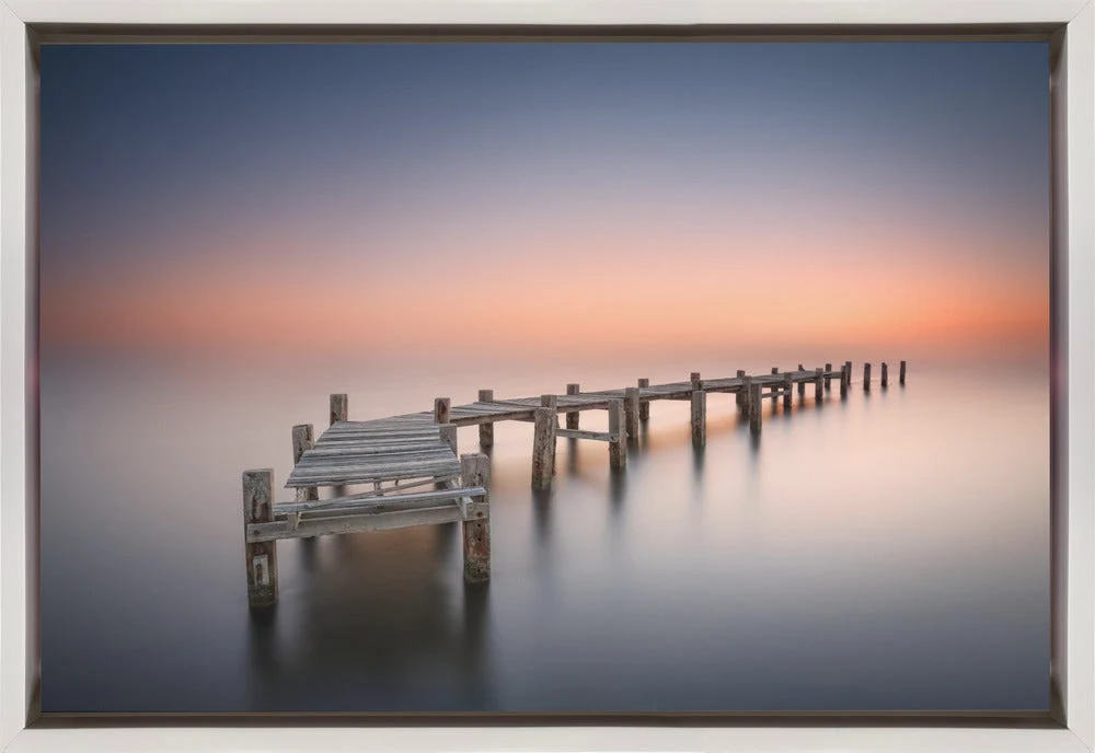 Wall art Old pier II.  Harbour panorama. - Image 2