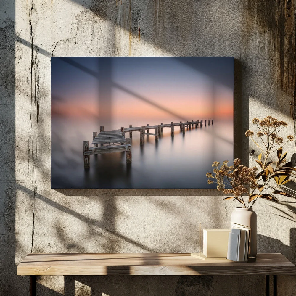Wall art Old pier II.  Harbour panorama. - Image 5