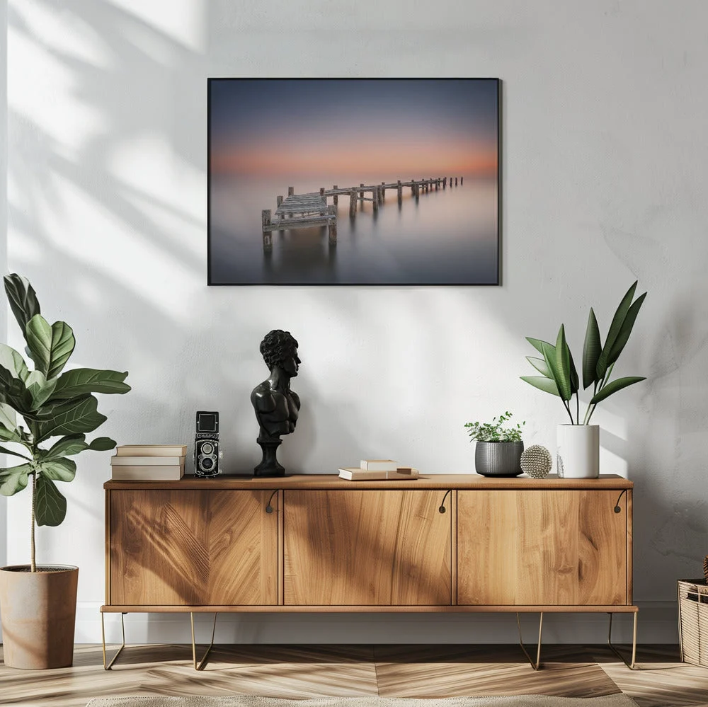 Wall art Old pier II.  Harbour panorama. - Image 6