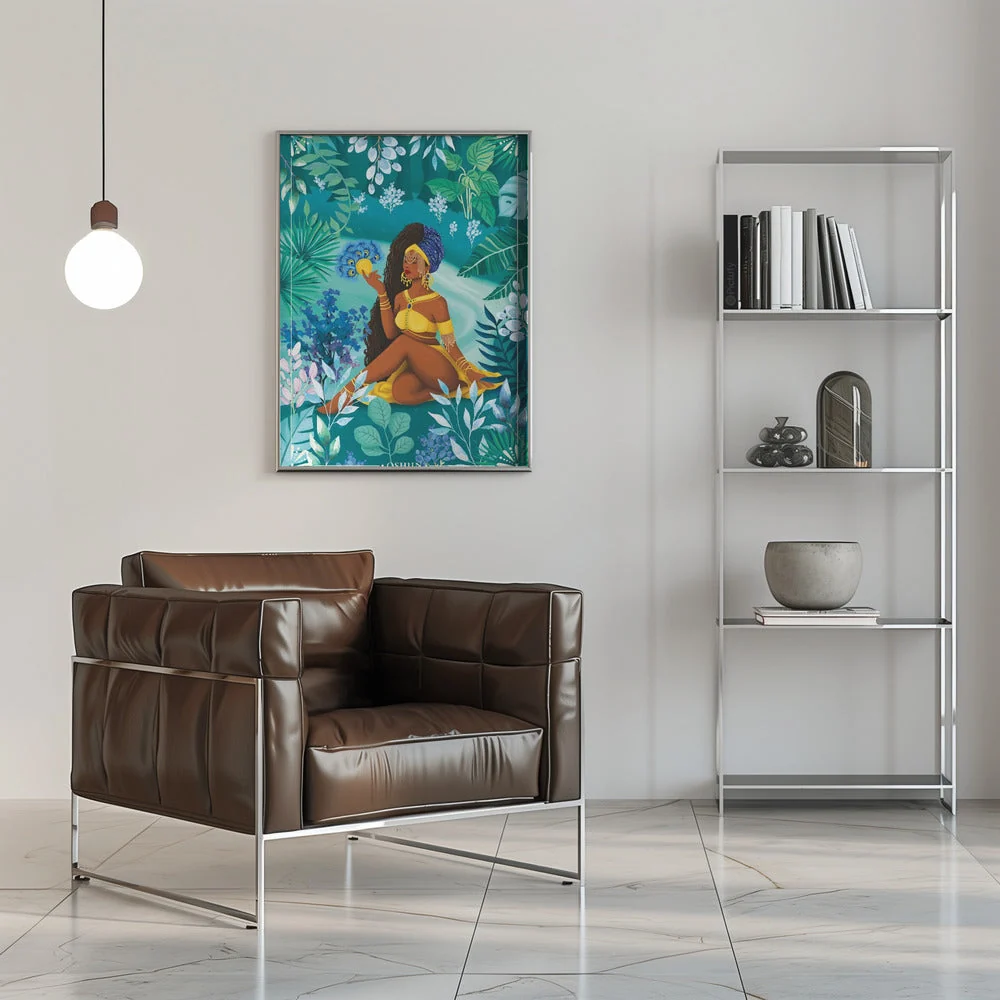 Wall art Oshun Orisha Goddess - Image 8