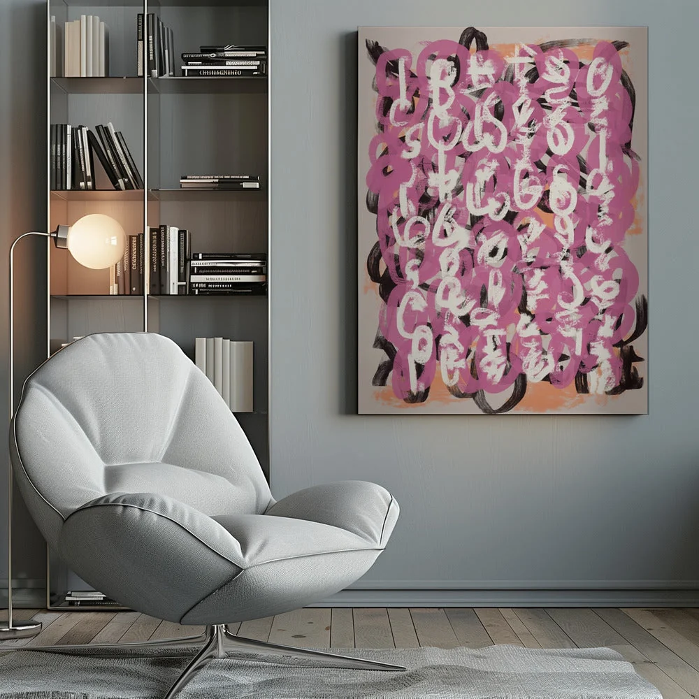 Wall art Paint brush abstract - Image 10