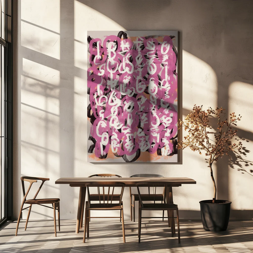 Wall art Paint brush abstract - Image 5