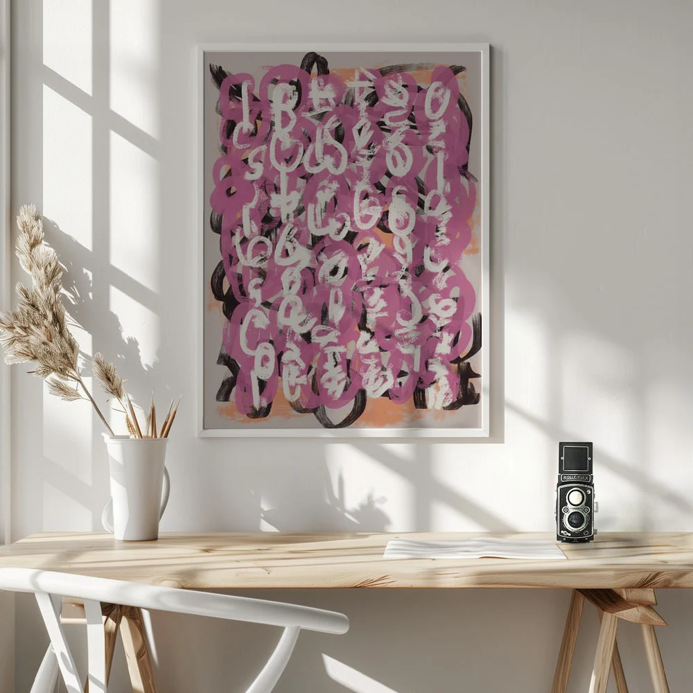 Wall art Paint brush abstract - Image 6