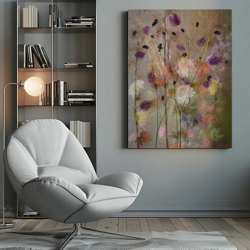 Wall art Painterly flowers - Image 10