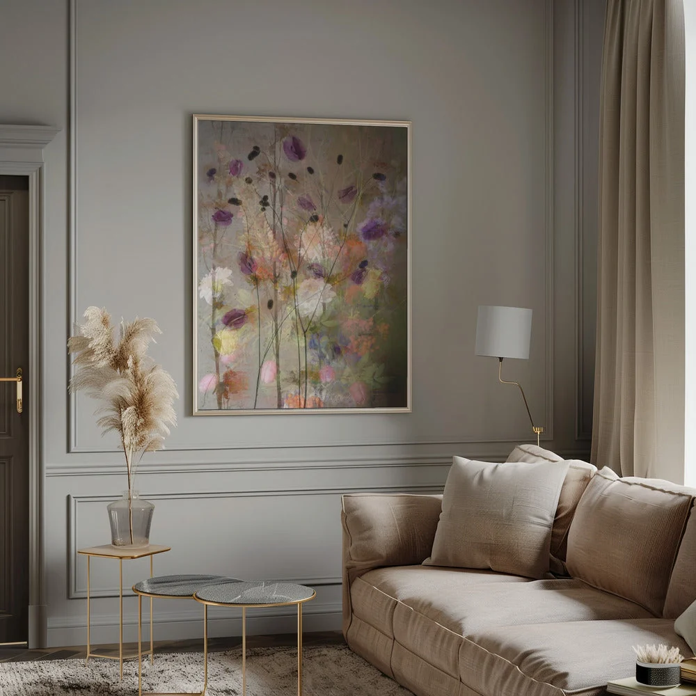 Wall art Painterly flowers - Image 12