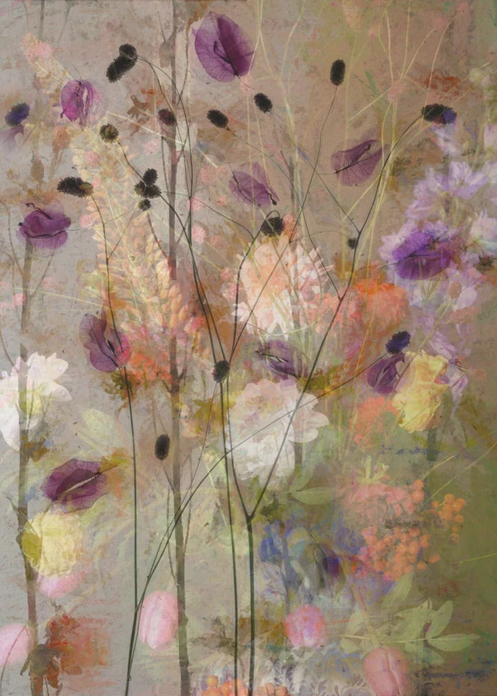 Wall art Painterly flowers - Image 2