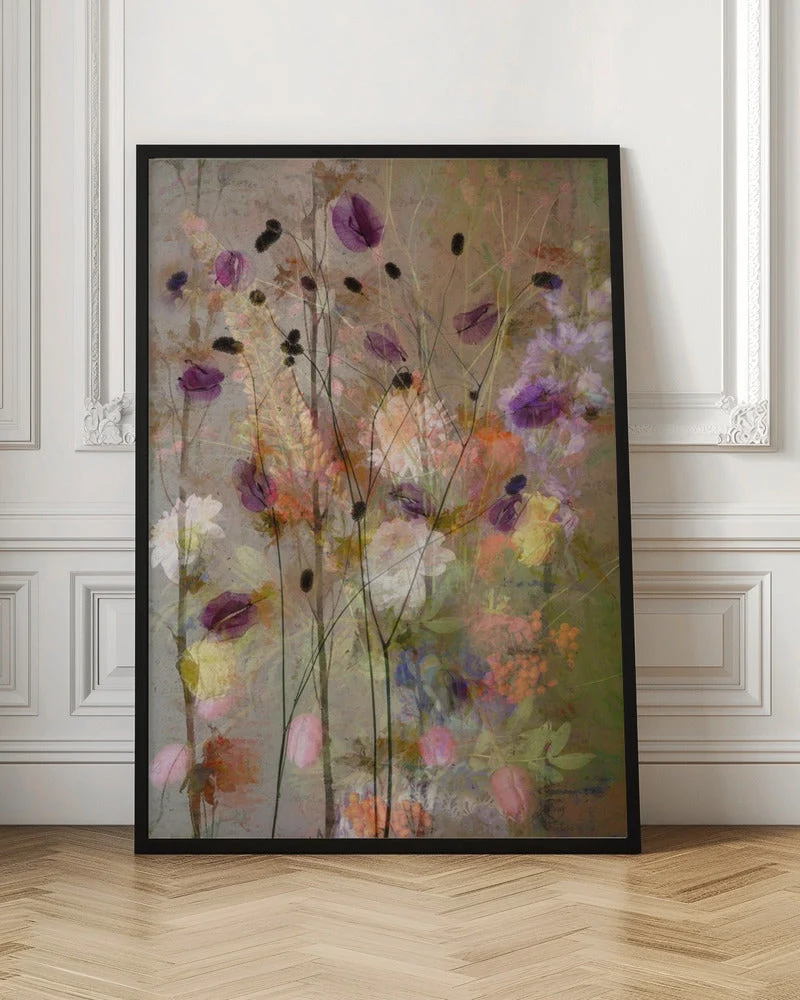 Wall art Painterly flowers - Image 4