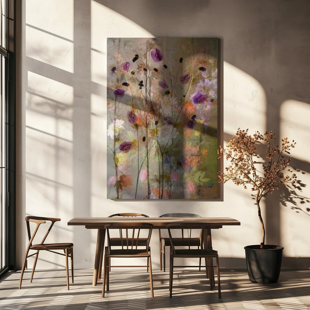 Wall art Painterly flowers - Image 5