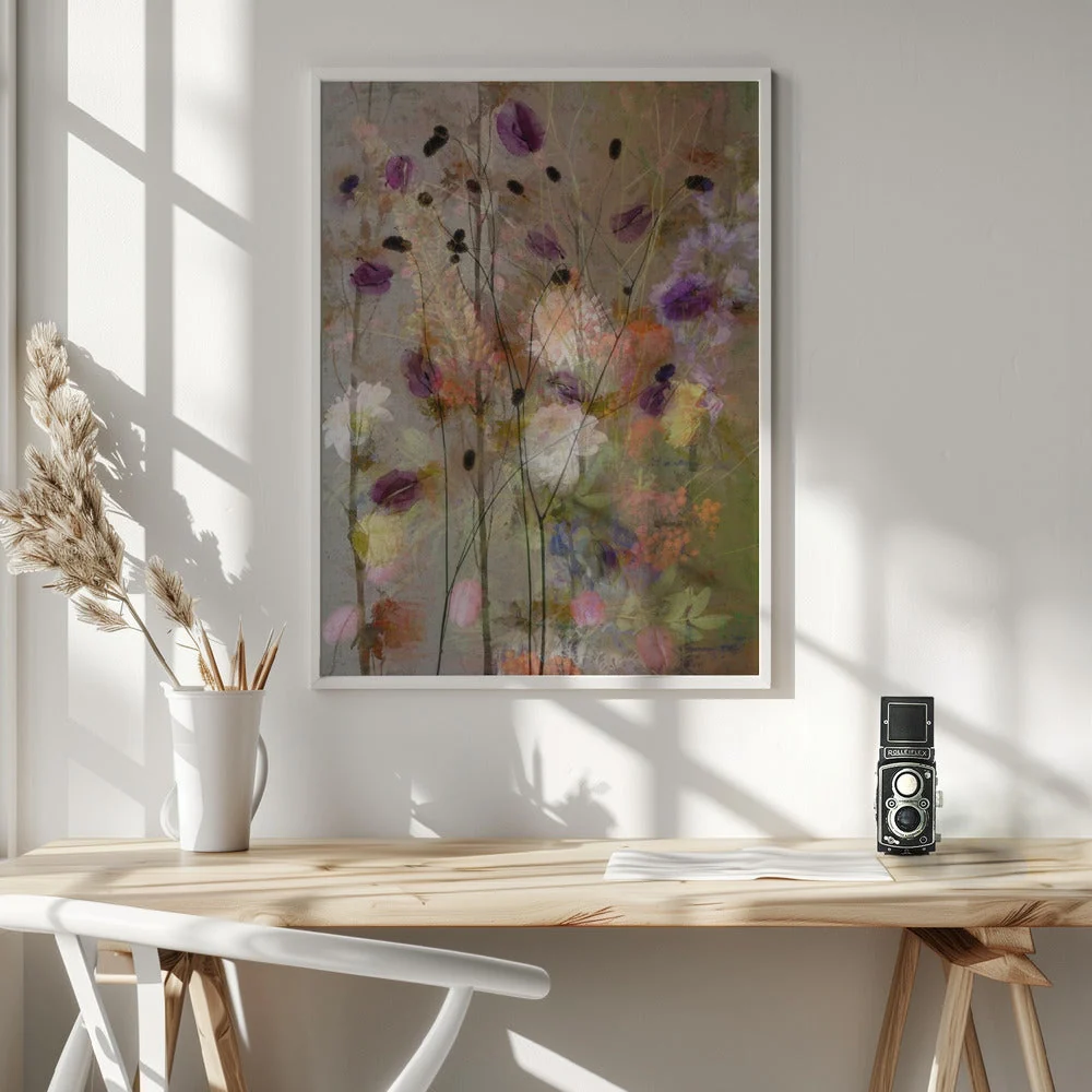 Wall art Painterly flowers - Image 6