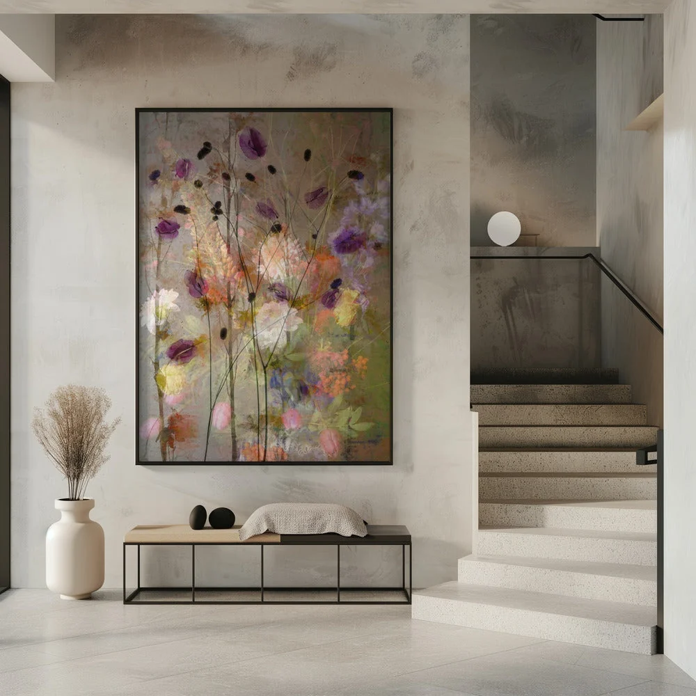 Wall art Painterly flowers - Image 7