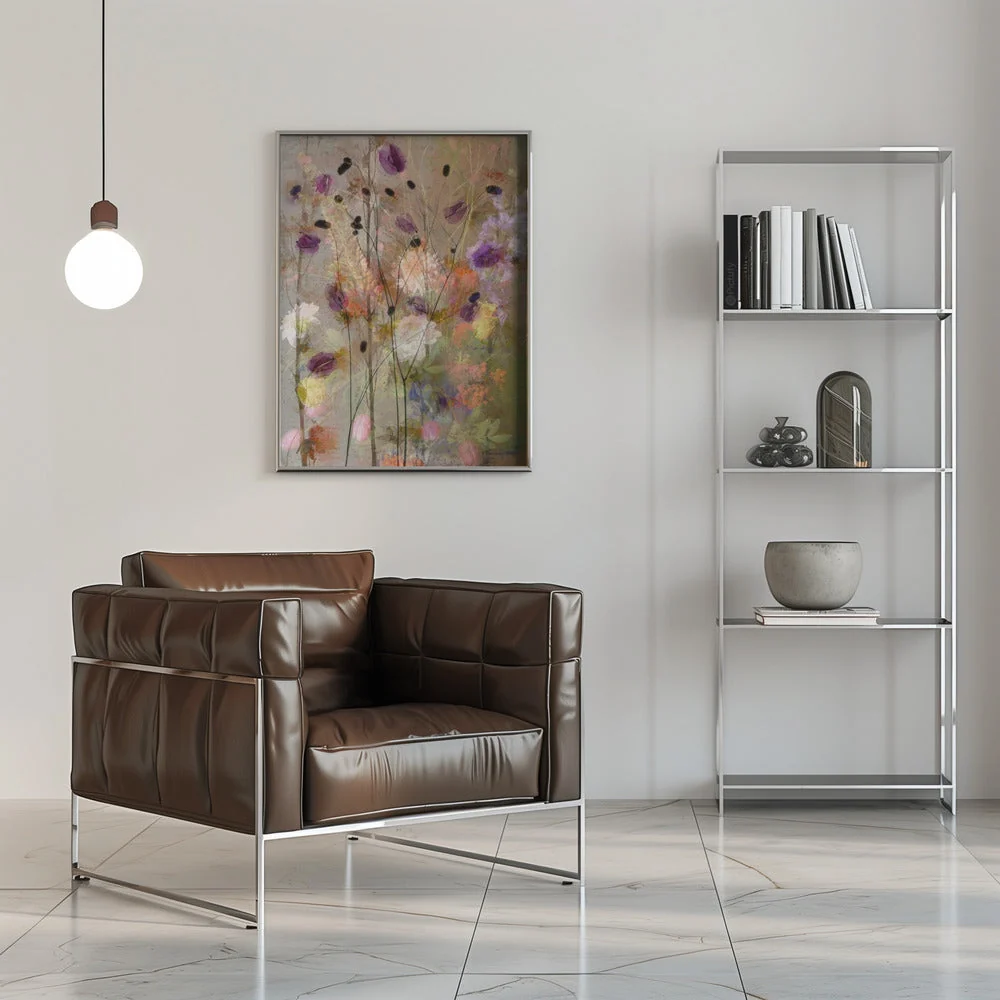 Wall art Painterly flowers - Image 8