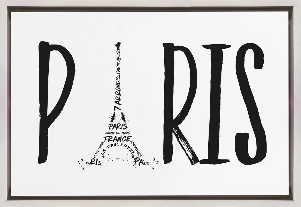 Wall art PARIS Typography - Image 2