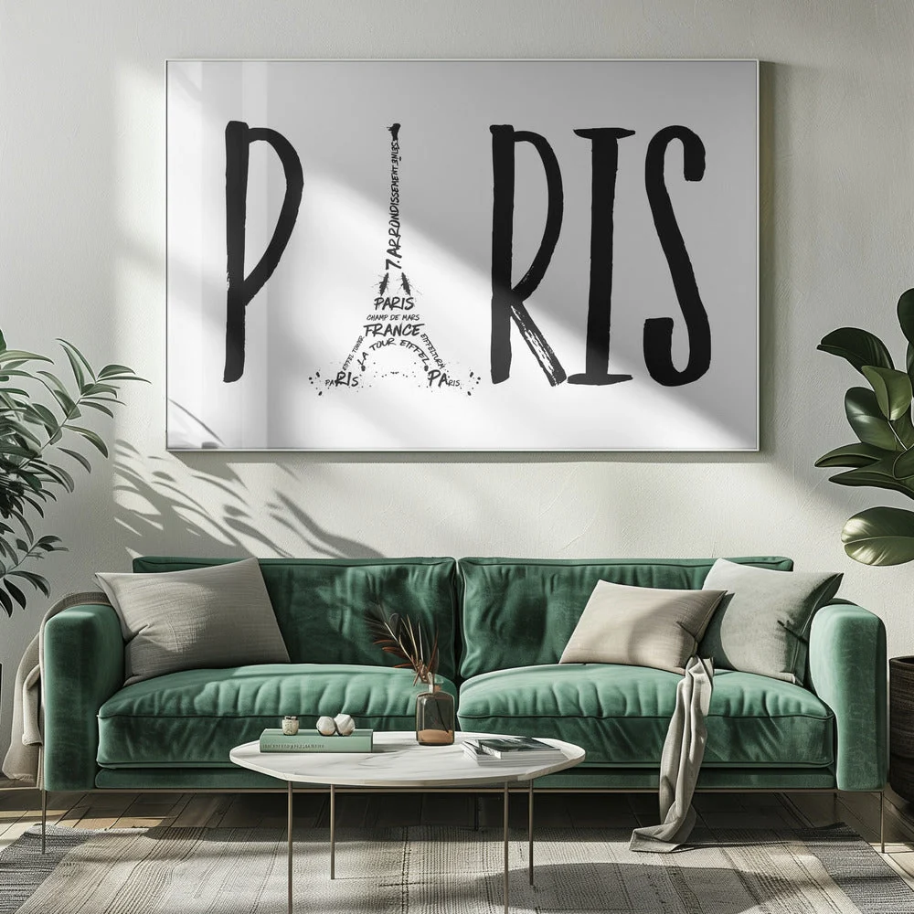 Wall art PARIS Typography - Image 7