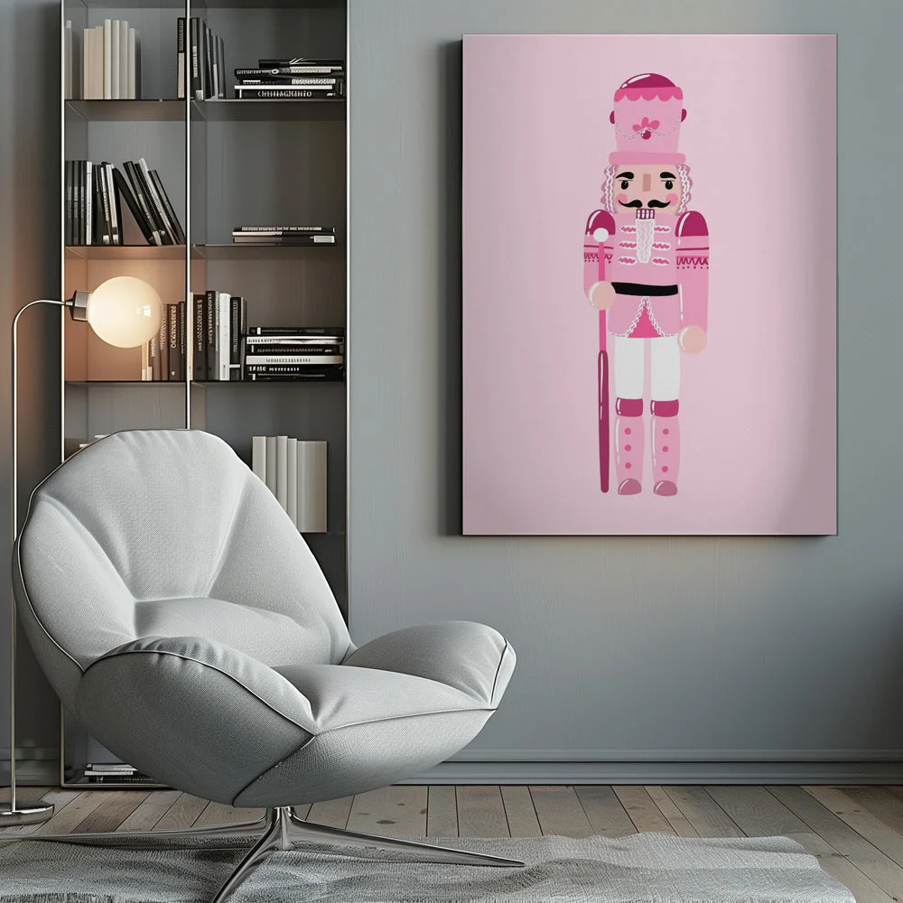 Wall art Pink Nutcracker Canvas Print - Image 10