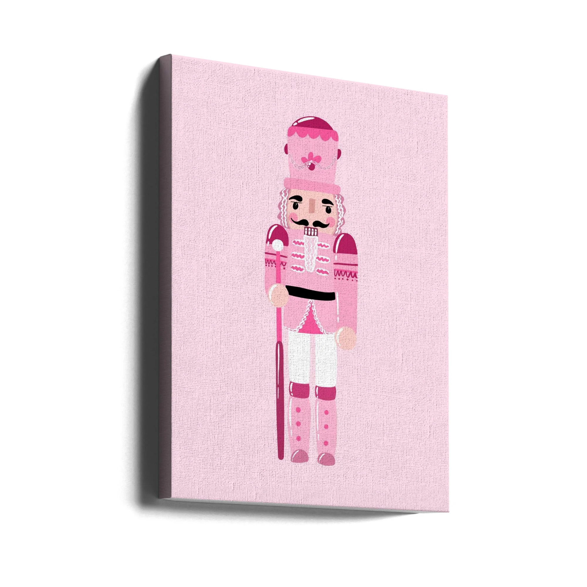 Wall art Pink Nutcracker Canvas Print - Image 2