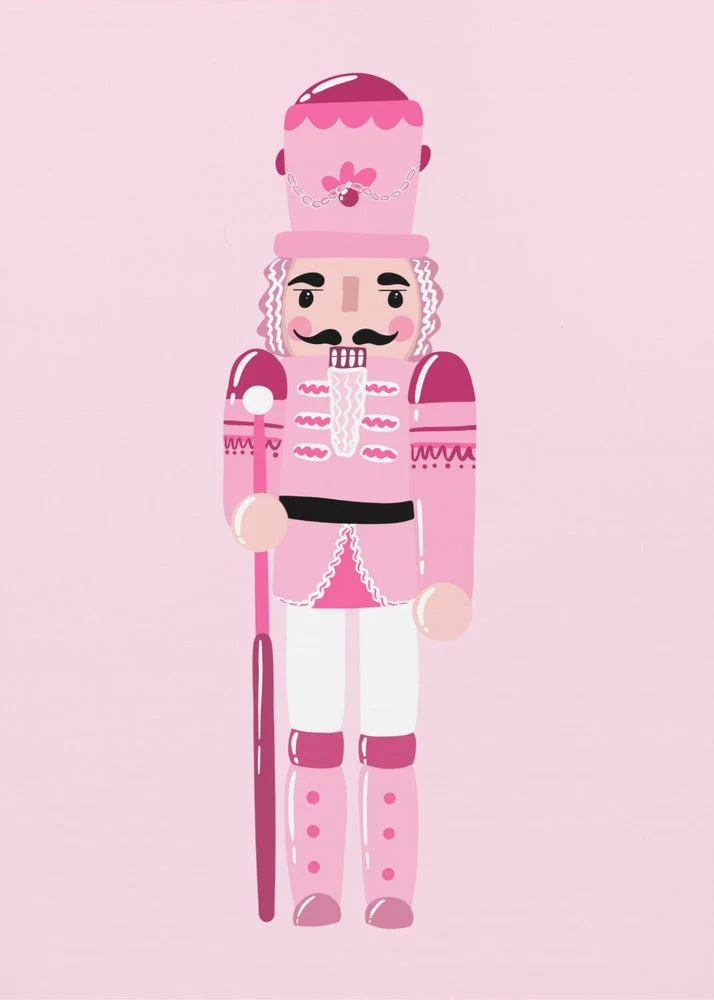 Wall art Pink Nutcracker Canvas Print - Image 3