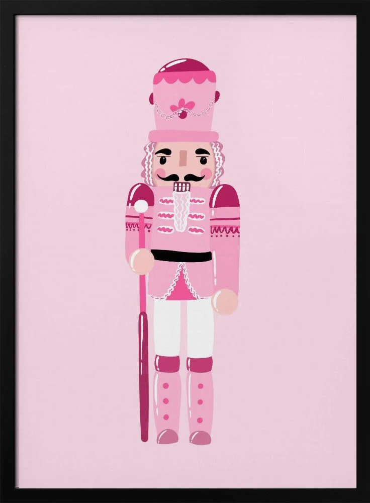 Wall art Pink Nutcracker Canvas Print - Image 4