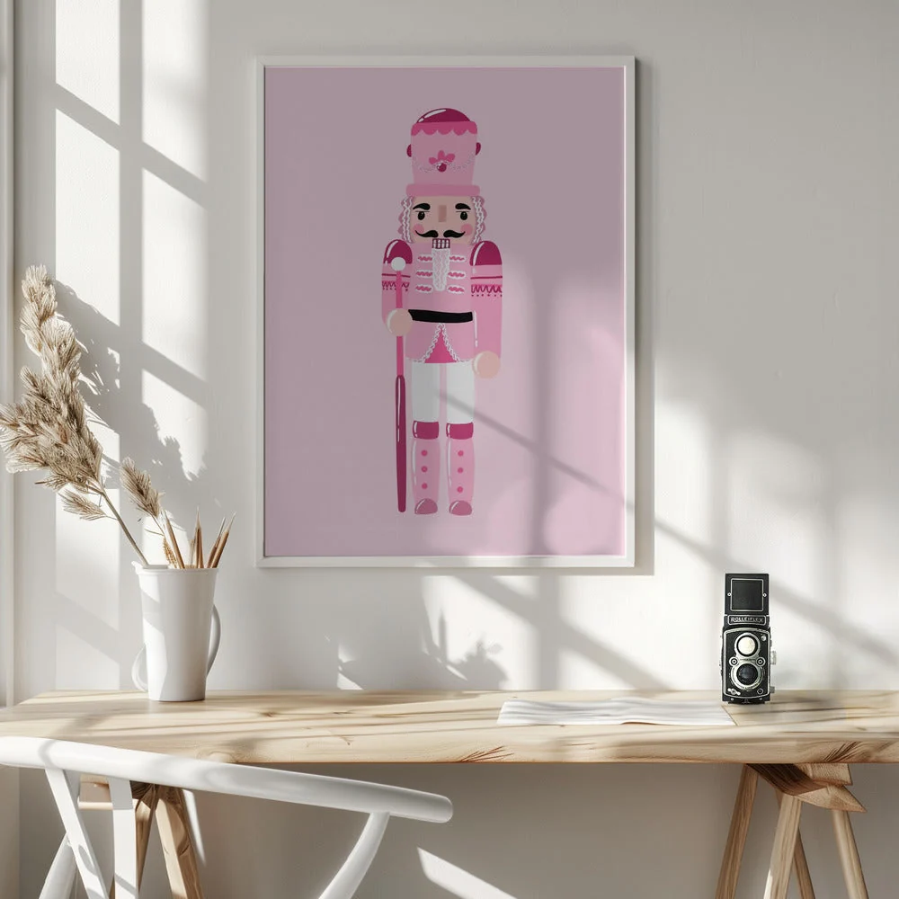 Wall art Pink Nutcracker Canvas Print - Image 6