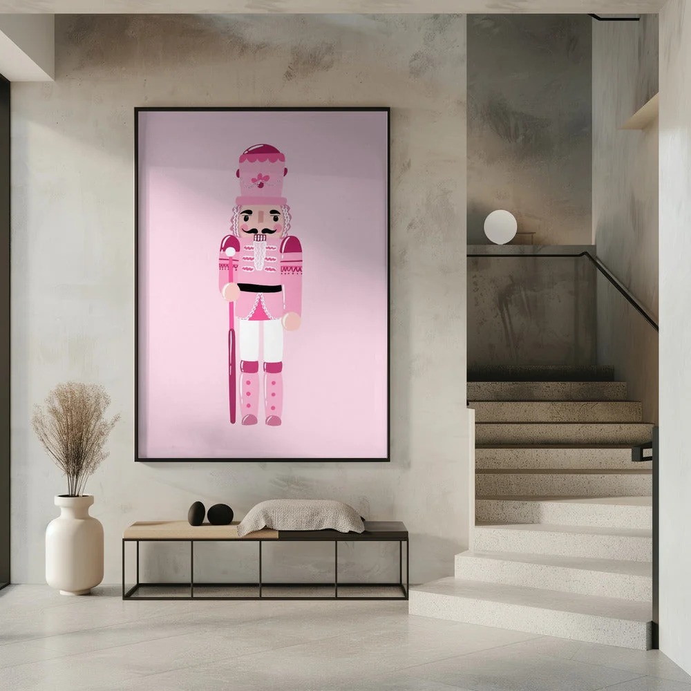 Wall art Pink Nutcracker Canvas Print - Image 7