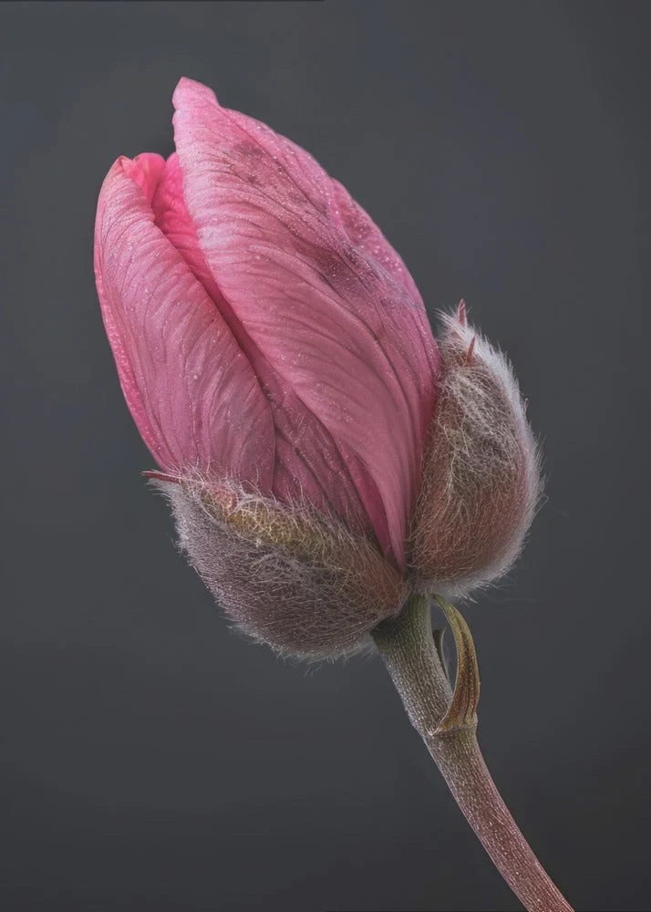Wall art Pink Tulip 1 - Image 2