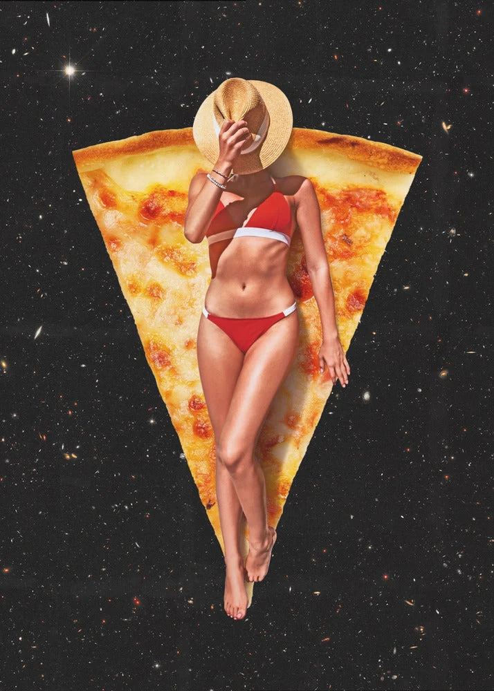 Wall art Pizza Sun Tan - Image 7