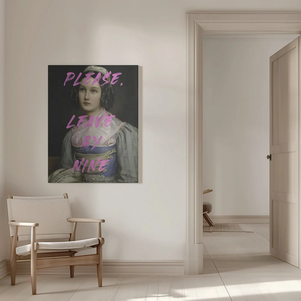 Wall art Please, Leave By Nine - Image 9