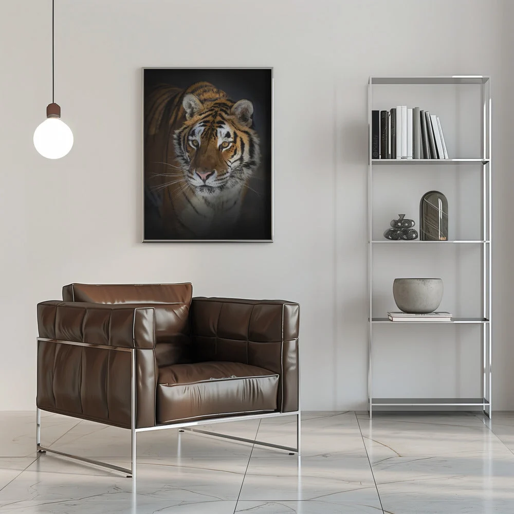 Wall art Portrait of a Siberian Tiger - Image 8