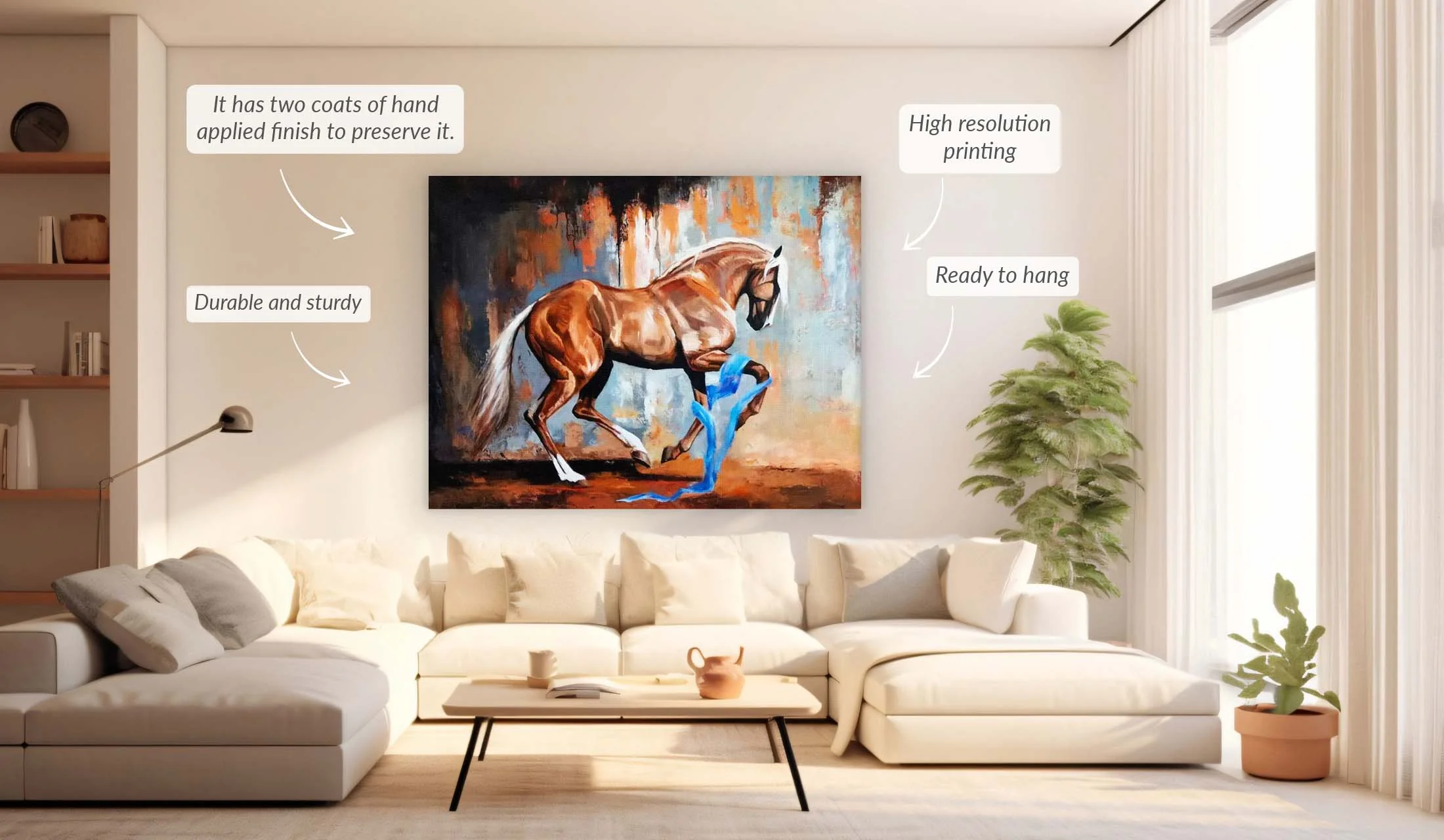Wall Art-Prancing Horse-Wall Decor - Image 3