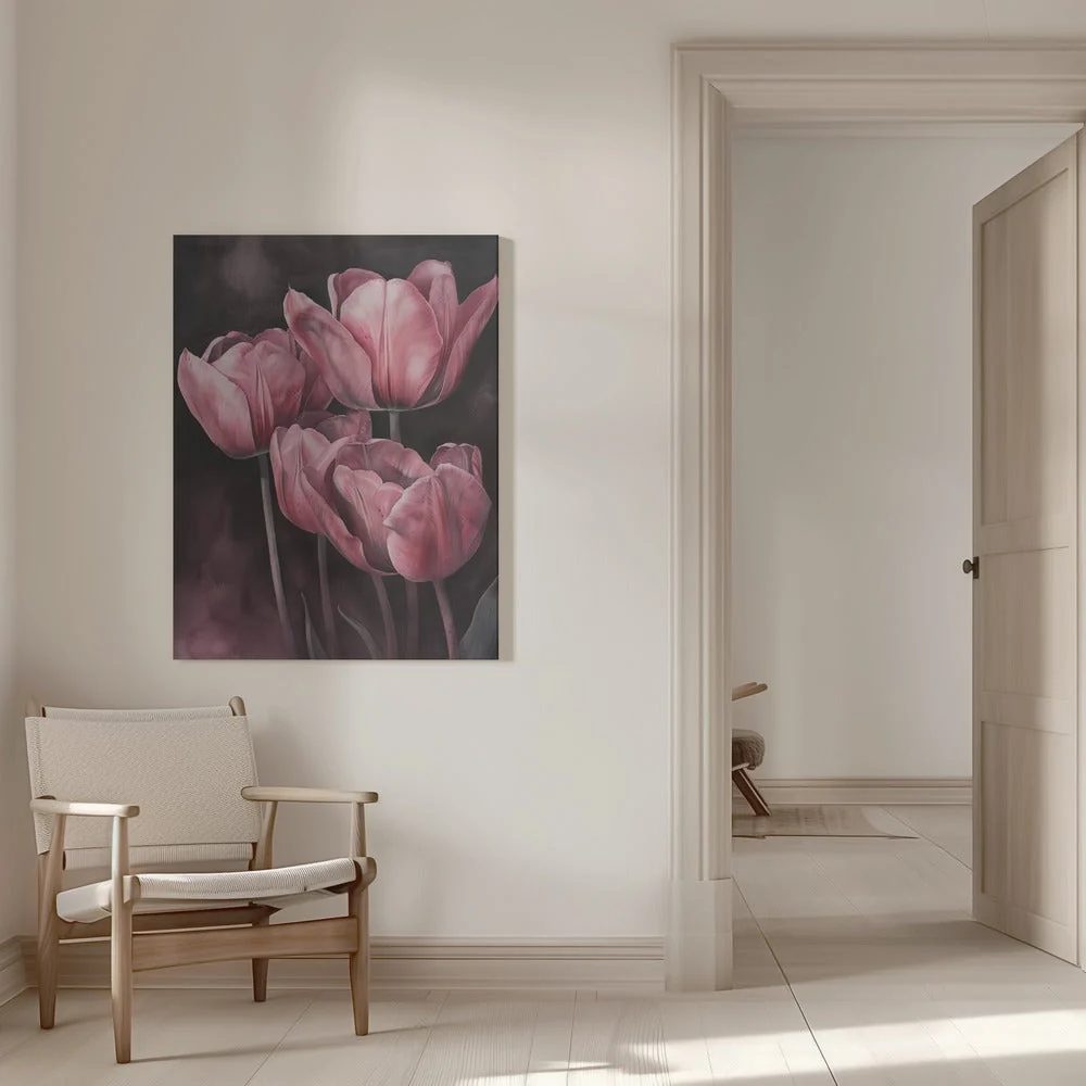 Wall art Purple Tulip 3 - Image 9