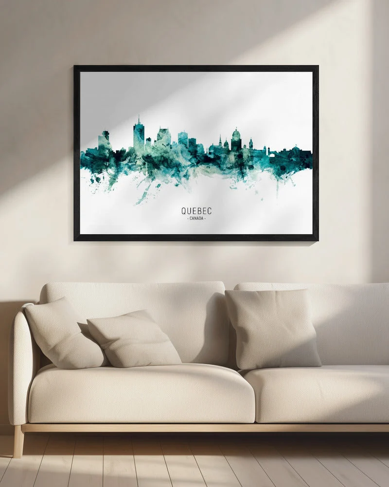 Wall art Quebec Canada Skyline - Image 8
