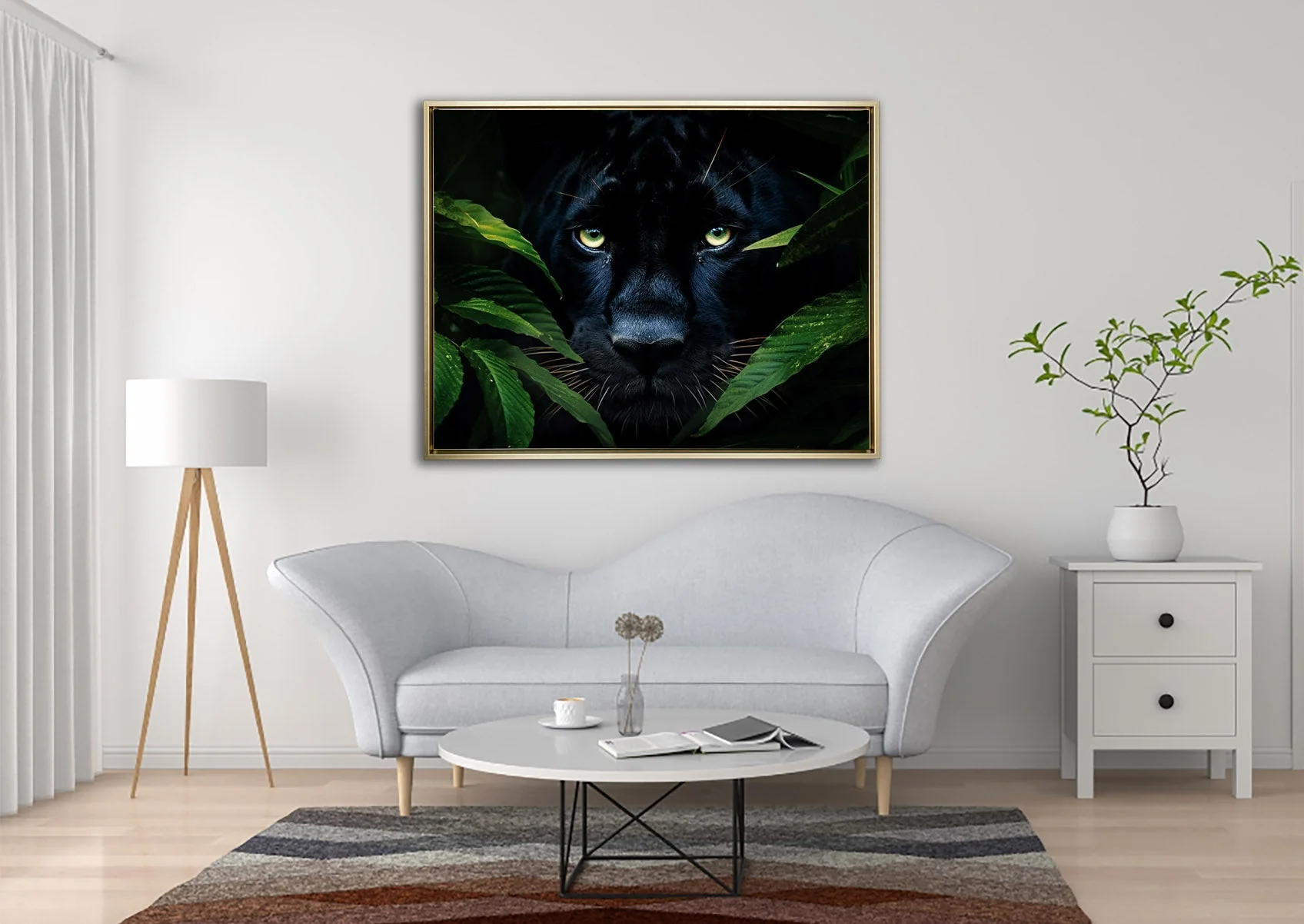 Wall Art-Rare Black Jaguar -Wildlife Canvas - Image 10