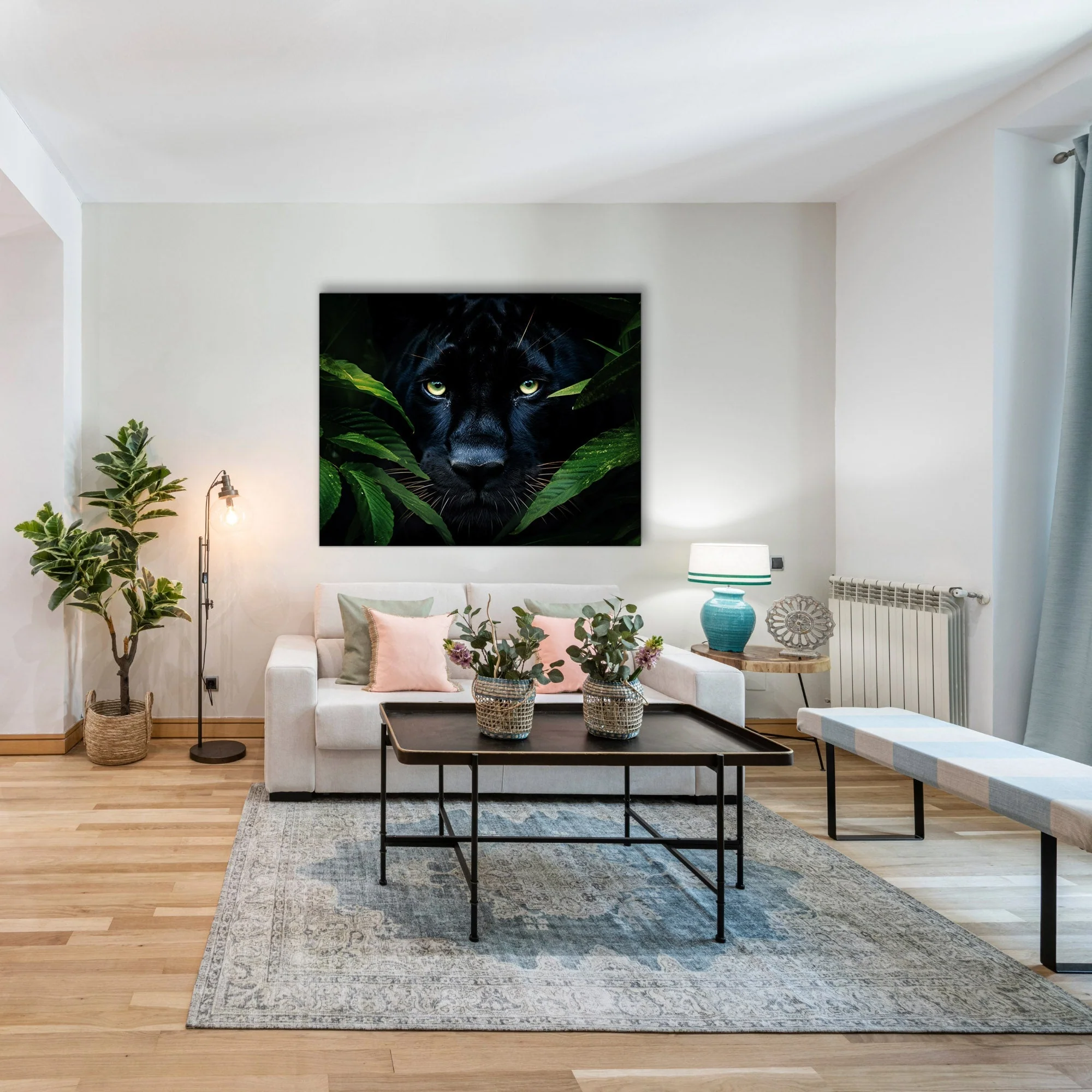 Wall Art-Rare Black Jaguar -Wildlife Canvas - Image 3